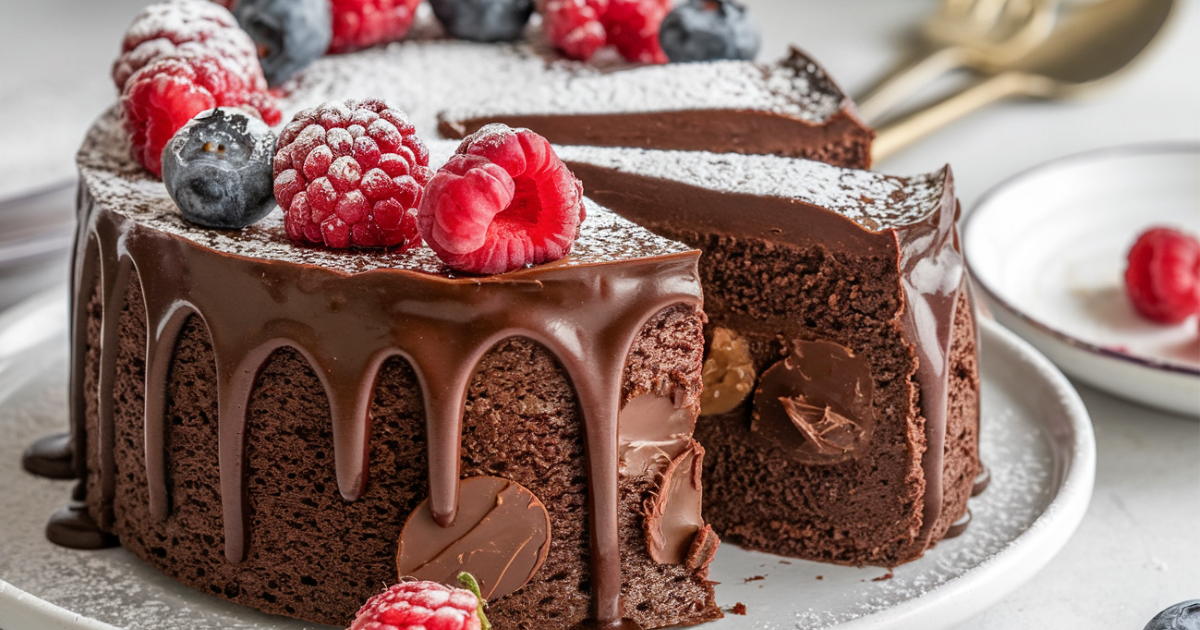 Chocolate Pudding Fudge Cake